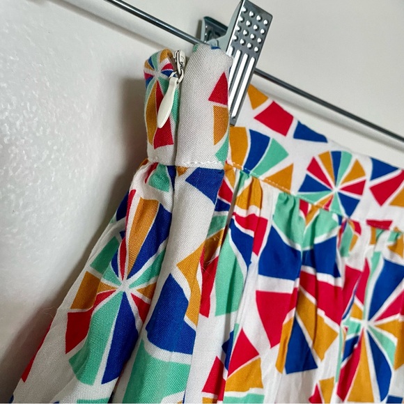 Colorful Geometric Print Women's Skirt modcloth - Picture 5 of 6
